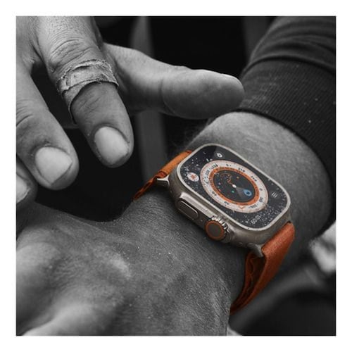 Apple Watch Ultra Gps   Celular Naranja 49 Mm Titanio