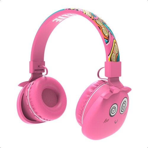 Audífonos Estéreo Bluetooth Infantil Fashion&Cute Color Rosa.