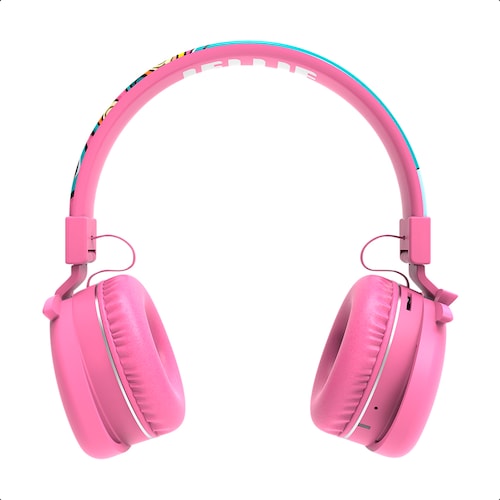 Audífonos Estéreo Bluetooth Infantil Fashion&Cute Color Rosa.