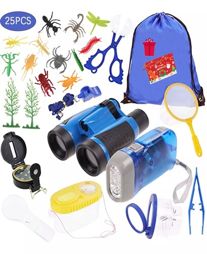 Juguetes Kit De Exploración Para Niños Aventura 25 Piezas.