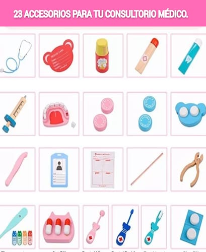 Set Juego De Juguetes De Doctor Para Niño Dentista Medico.