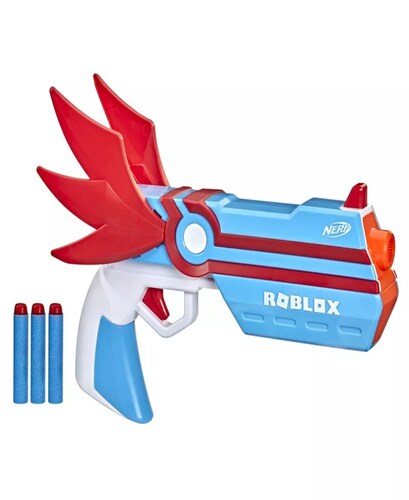 Lanzador Nerf Elite Roblox Mm2 Dartbringer Con 3 Dardos 8+.