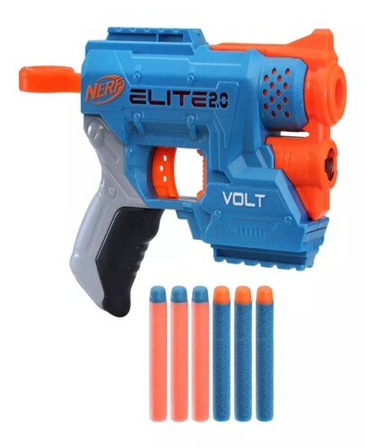 Lanzador Nerf Elite 2.0 Volt Sd-1 Con 6 Dardos +3.