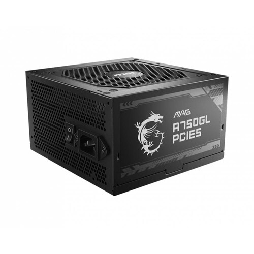 Fuente De Poder MSI MAG A750GL PCIE5 80 PLUS Gold 750W