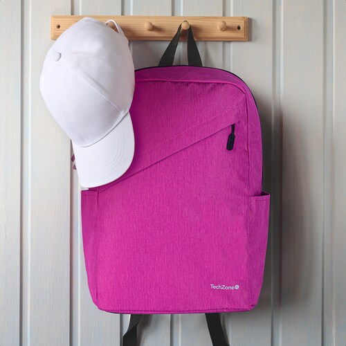 BACKPACK TECHZONE PORTA LAPTOP GRAN RESISTENCIA CLASSIC PINK