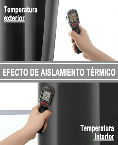 Cortinas Blackout 132x213 Cm Para Ventana Decoracion, 2pzs.