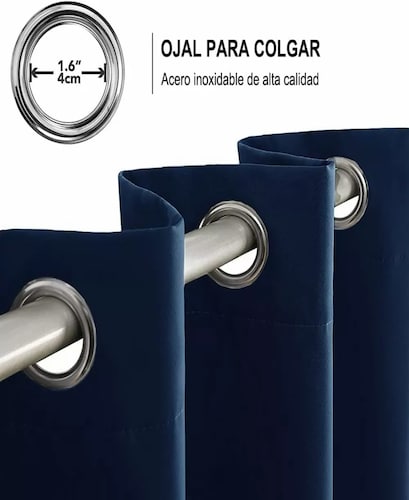 Cortina Blackout Para Ventana 264x214cm Para Habitacion Sala.
