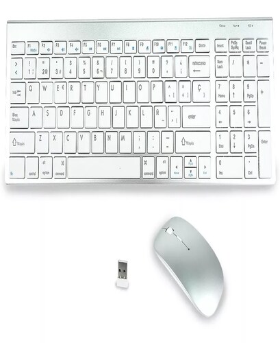 Teclado Wireless Ratón Inalámbricos Español Computadora Kit.
