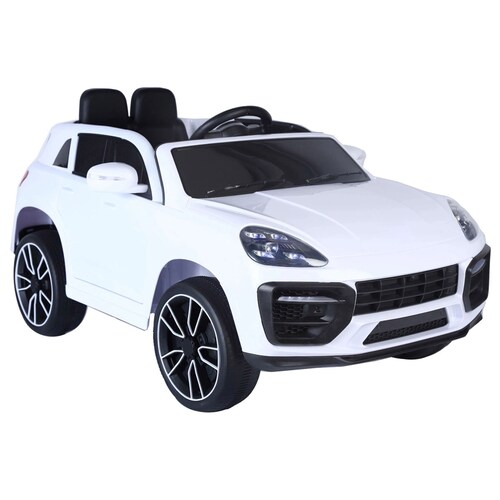 Carro Montable Electrico 12V Tipo Porsche Cayenne 118 Blanco