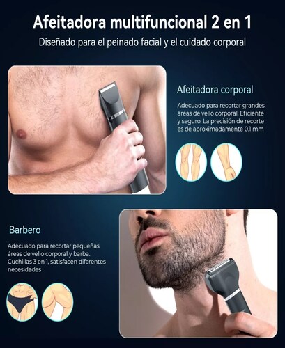 Rasuradora Afeitadora Eléctrica Corporal Y Zonas Íntimas.