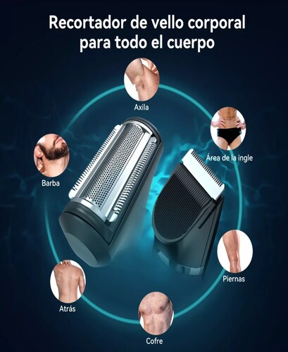 Rasuradora Afeitadora Eléctrica Corporal Y Zonas Íntimas.