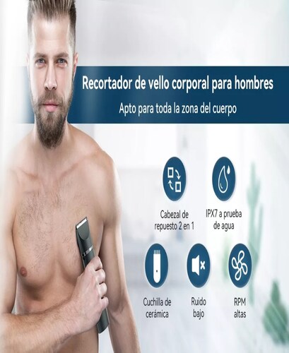Rasuradora Afeitadora Eléctrica Corporal Y Zonas Íntimas.
