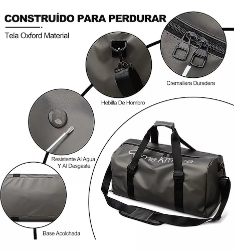 Gran Capacidad Maleta Deportiva Impermeable Moda Viaje Bolso.
