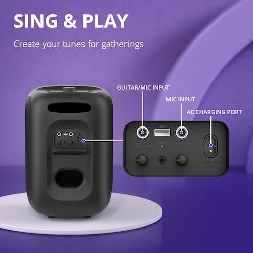 Tronsmart Halo 200 Karaoke con 2 Microfonos  120W