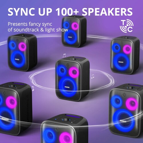 Tronsmart Halo 200 Karaoke con 2 Microfonos  120W