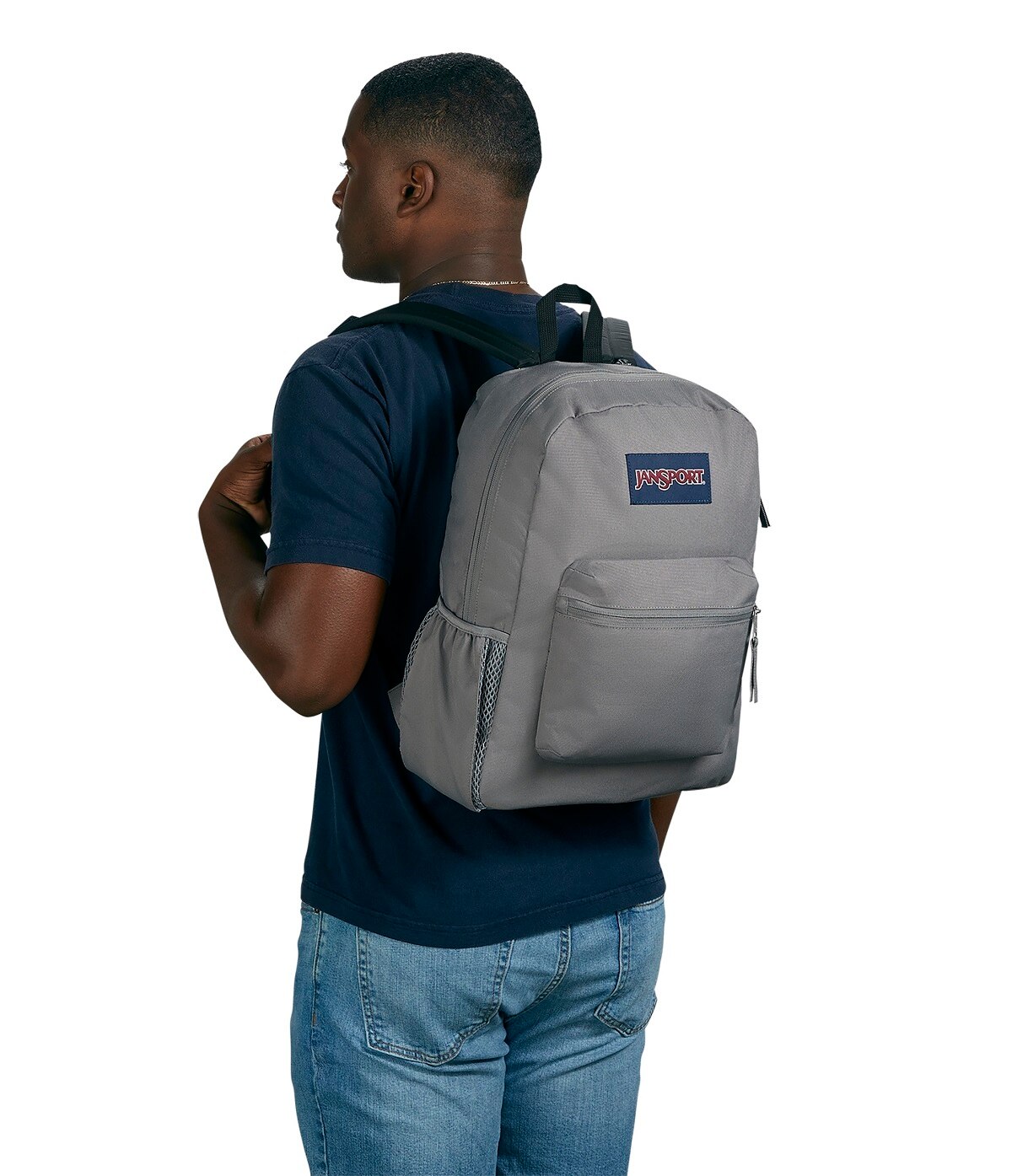 Gray backpack jansport best sale