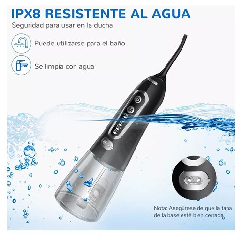 Irrigador Bucal Portátil Limpiador De Dientes Recargable