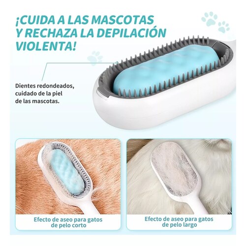 Cepillo Deslanador Pelo Mascota Perro Gato De Aseo Limpieza