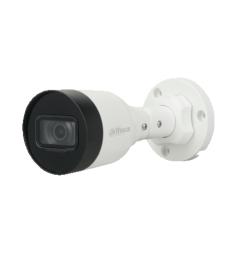 Cámara IP tipo bala DAHUA IPC-HFW1431S1-A-S4  104 Grados Apertura Microfono Integr Exterior IP67 4 Mp.