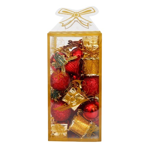 Caja 20 Adornos Colgantes Para Árbol Navidad