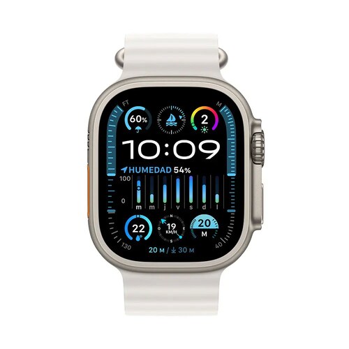 Apple Watch Ultra 2 Gps Celular 49 Mm - Correa Ocean Blanco