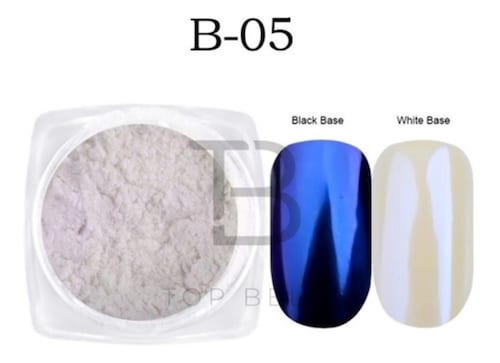 Polvo Para Uñas Efecto Aurora Decoración + Aplicado 6 Piezas 
