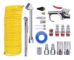 Kit De Accesorios Para Compresor De Aire, 20 Piezas amarillo/plata