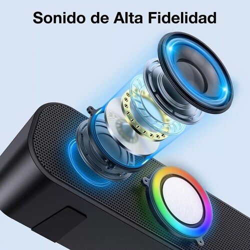 1 Hora Bocina Bluetooth Portátil Para Pc Inalámbrica Boc241
