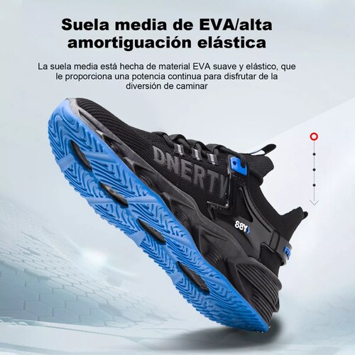 Tenis Casuales Para Calzado Hombre Transpirable Deportivo/TALLA26.