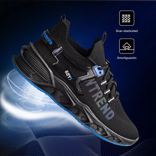 Tenis Casuales Para Calzado Hombre Transpirable Deportivo/TALLA26.