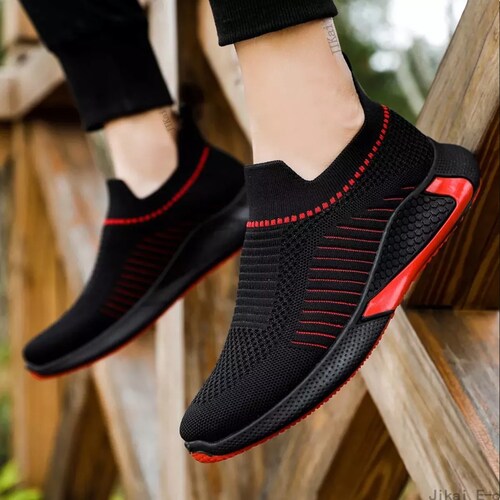 Zapatos Deportivos Casuales Transpirables Para Hombre/NEGROS TALLA 6.5.