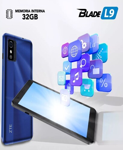 Celular Zte Blade L9 32gb + 1gb Ram Android 11 Liberado Gris.