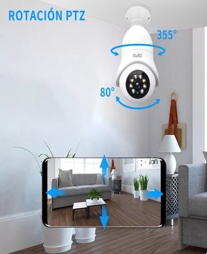Ojo® 5g Cámara De Seguridad 360 Wifi Exterior/ Interior Hd.