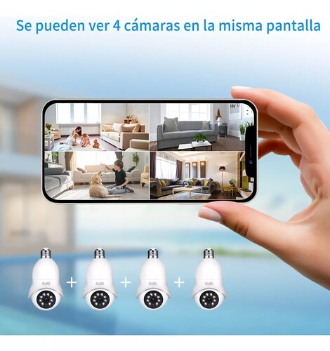 Ojo® 5g Cámara De Seguridad 360 Wifi Exterior/ Interior Hd.