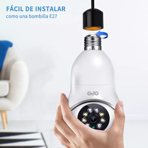 Ojo® 5g Cámara De Seguridad 360 Wifi Exterior/ Interior Hd.
