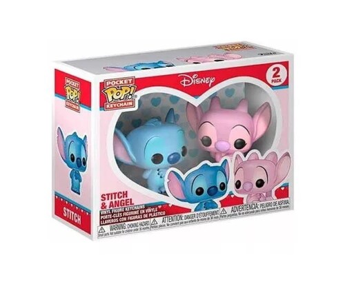 Funko Pop Llaveros De Pareja Disney Lilo & Stitch & Angel