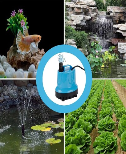 Bomba De Agua Sumergible 45w Fuente Pecera Acuario 2800l/h.