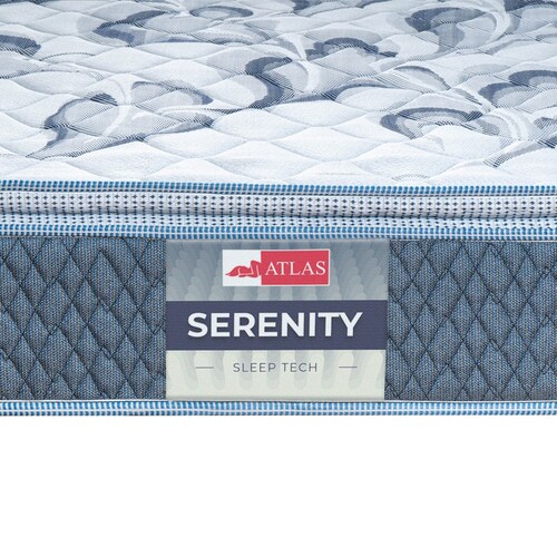 Colchón Individual Atlas Serenity + 2 Almohadas Peach Feel