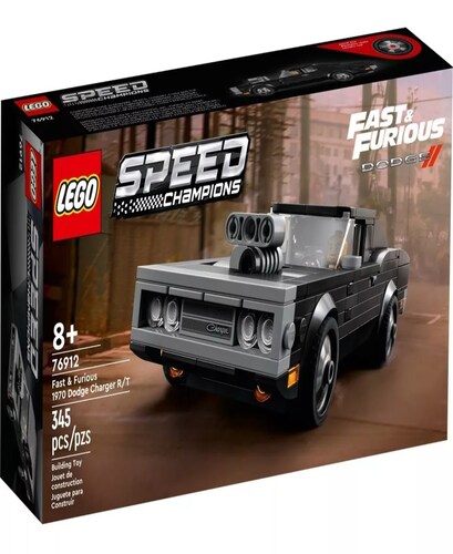 Kit Lego Speed Fast & Furious 1970 Dodge Charger Rt 76912 Cantidad de piezas 345.