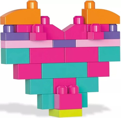 Fisher Price Mega Bloks Bolsa Grande Construcción 80 Bloques Cantidad De Piezas 80.