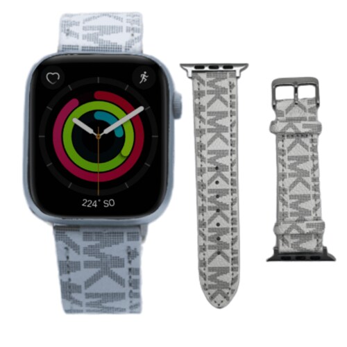Correa Michael Kors 38, 40, 41mm Blanco Apple Watch Extensible