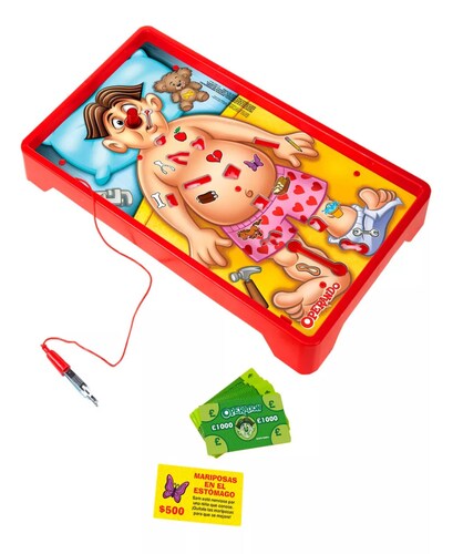 Juego De Mesa Hasbro Operando Clásico 6+ Años 1+ Jugadores.