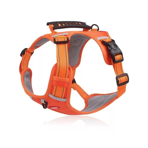 Pechera Arnés De Seguridad Para Perro Naranja Talla L