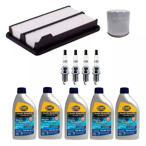 Kit Afinacion Para Honda Element 2.4 Aceite 5w30 Sintetico.