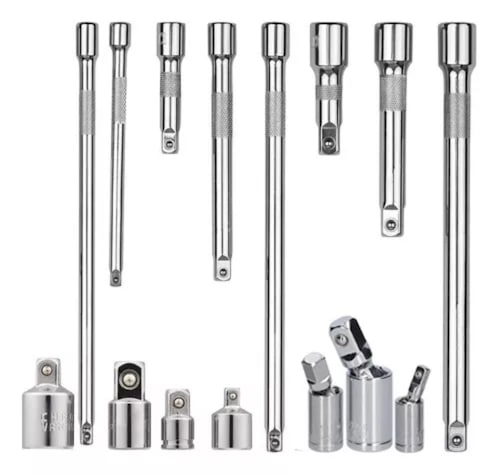 15pzs Llave De Herramientas Mecánicas 8 Barras De Extensión.