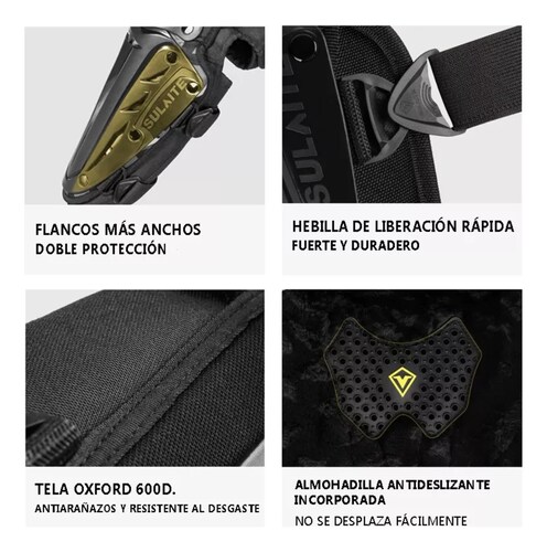 4pz Rodilleras Coderas Motociclista Protección Sulaite.