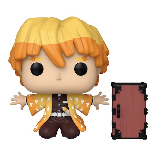Funko Pop Zenitsu Protegiendo A Nezuko #1488 Demon Slayer Anime Figura Original