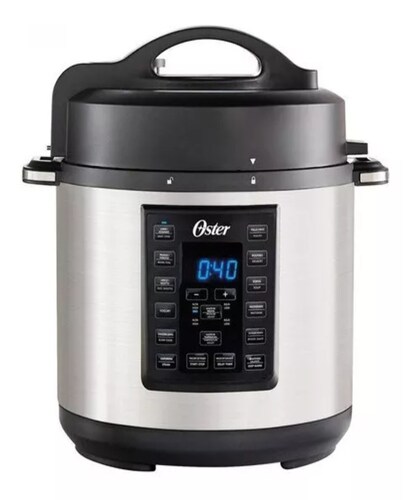 Multi-olla Rápida Oster® 5,7 Litros Y 12 Funciones Ckstpcec6 Color Gris Frecuencia 50.