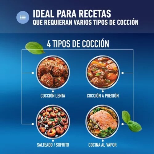 Multi-olla Rápida Oster® 5,7 Litros Y 12 Funciones Ckstpcec6 Color Gris Frecuencia 50.