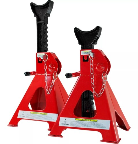 Torre Auto 2 Piezas 3 Toneladas Doble Seguro Altura 31-42cm.